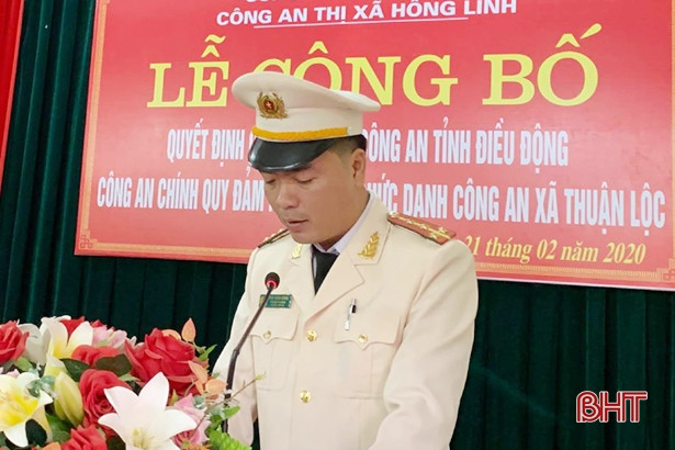 Xã duy nhất của Hồng Lĩnh có 5 công an chính quy về xã