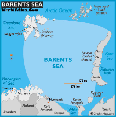 Hải quân Nga có thể vào Đại Tây Dương thông qua Biển Barents và phía bắc Na Uy. Bắc Cực sẽ là “tia lửa” cho Thế chiến 3?
