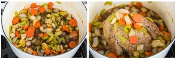 Thịt lợn hấp rau củ kiểu Nhật, ngọt thơm đúng điệu, ăn hoài không chán