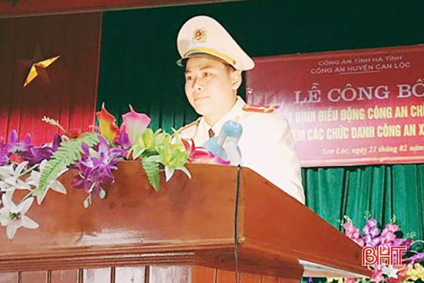 7 công an chính quy đảm nhiệm chức danh công an xã ở Can Lộc