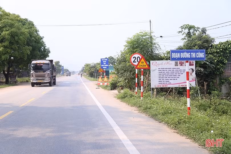 Đảm bảo an toàn giao thông khi thi công cao tốc Bắc - Nam ở Hà Tĩnh