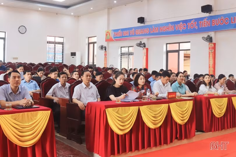 Tiếp tục đổi mới căn bản, toàn diện GD&ĐT ở Vũ Quang