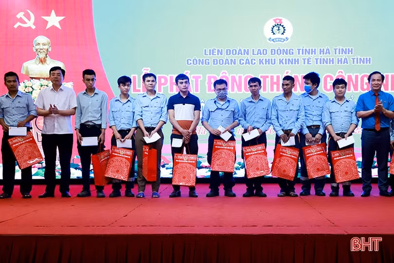 Công đoàn Các khu kinh tế tỉnh Hà Tĩnh phát động Tháng Công nhân 2023