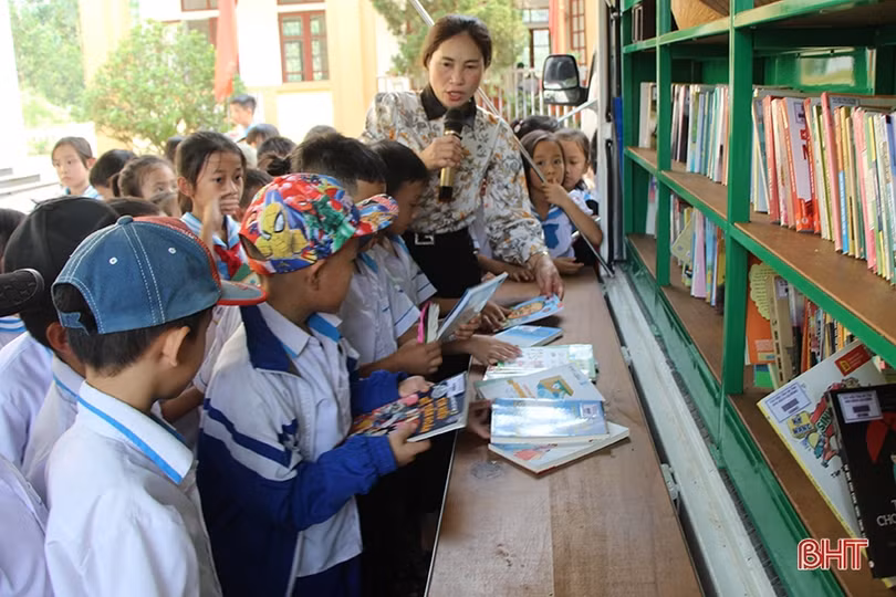 Thỏa sức khám phá tri thức tại Ngày Sách và Văn hóa đọc ở Vũ Quang
