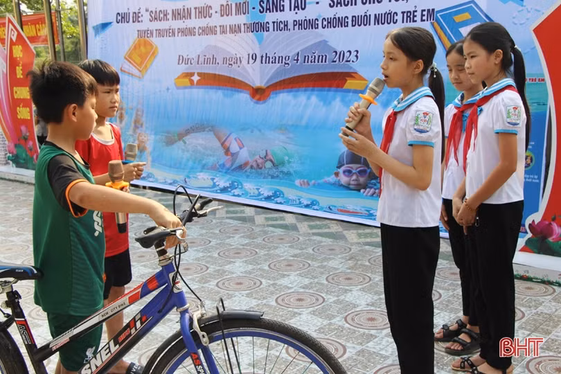 Thỏa sức khám phá tri thức tại Ngày Sách và Văn hóa đọc ở Vũ Quang