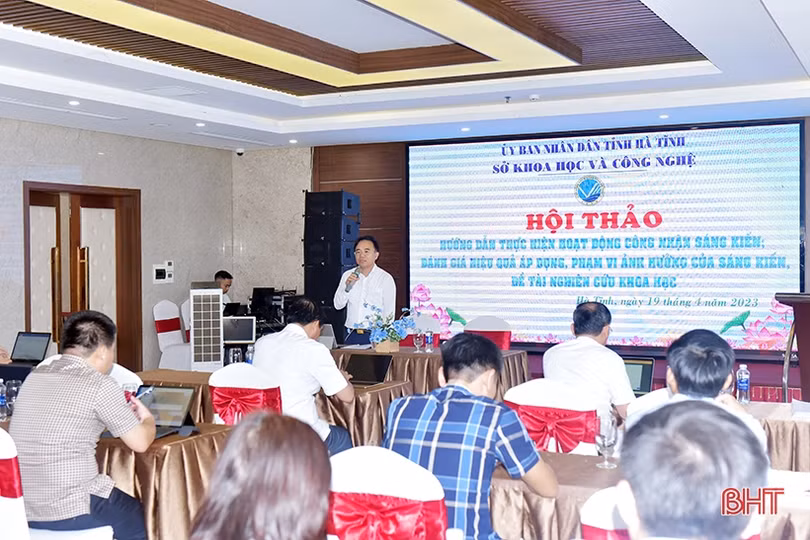 Góp ý dự thảo hướng dẫn hoạt động công nhận sáng kiến ở Hà Tĩnh