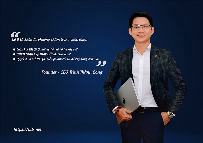 Tìm hiểu profile nhà sáng lập BDS NET Trịnh Thành Công