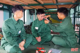 Ngày đầu tiên trong quân ngũ của chiến sĩ mới 