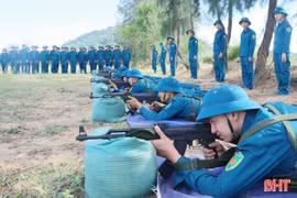  Hà Tĩnh bước vào cao điểm diễn tập tác chiến trong khu vực phòng thủ