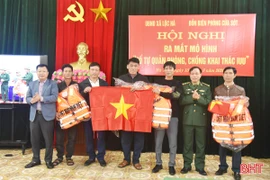 Ra mắt tổ tự quản phòng chống khai thác IUU ở Hà Tĩnh