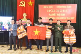 Ra mắt tổ tự quản phòng chống khai thác IUU ở Hà Tĩnh