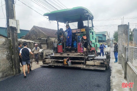 Lộc Hà “tăng tốc” xây dựng nông thôn mới