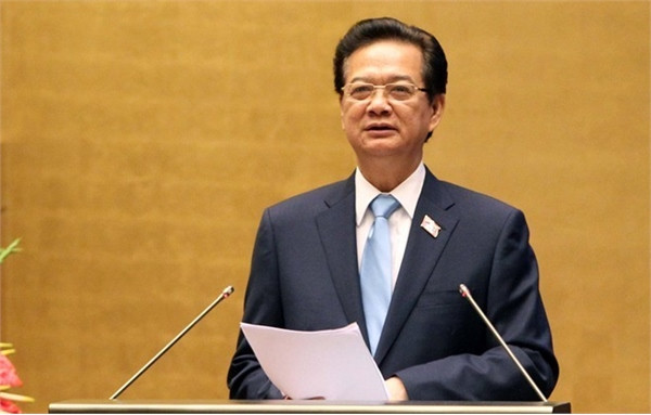 Thủ tướng Nguyễn Tấn Dũng trả lời chất vấn đại biểu quốc hội tháng 11/2015.