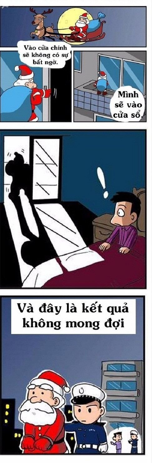 Khi ông già Noel muốn tạo bất ngờ và kết quả... thật bất ngờ.