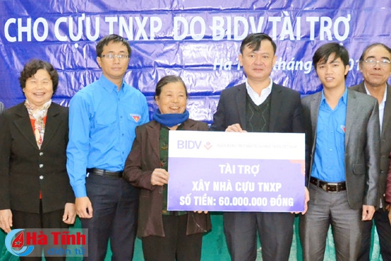 BIDV Hà Tĩnh hỗ trợ xây nhà ở cho cựu TNXP ảnh 1