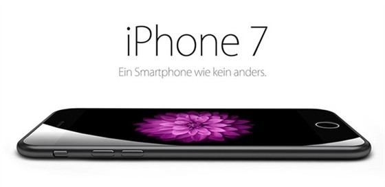 Hình ảnh iPhone 7 dựa trên hình dáng iPhone 6 nhưng mỏng hơn.