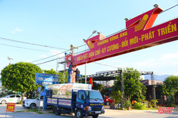 Vũng Áng rộn ràng khí thế thi đua chào mừng đại hội Đảng các cấp