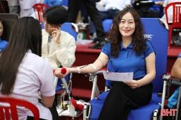 Ngày hội hiến máu "Giọt hồng Thành Sen" phấn đấu thu về 600 đơn vị máu