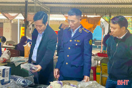 Phường Hoành Sơn tăng cường quản lý đô thị, ổn định thị trường dịp Tết