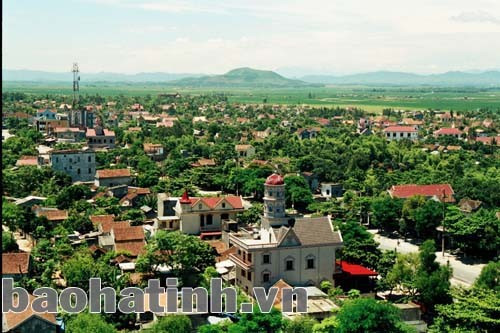 Một góc Thị xã Hồng Lĩnh