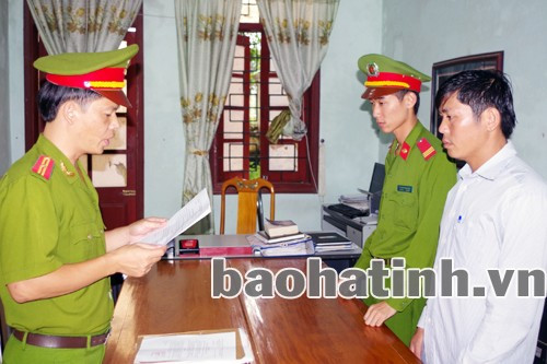 Công bố quyết định khởi tố vụ án, khởi tố bị can đối với Nguyễn Văn Hiệp