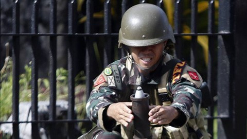 Quân đội luôn được tăng cường tại Zamboanga (Ảnh: Reuters)