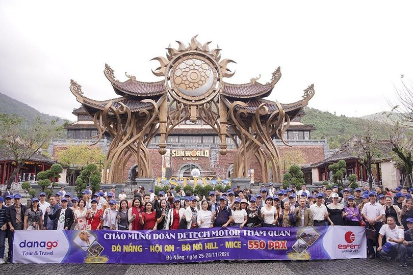 Ấn tượng đoàn MICE 550 du khách tham quan Bà Nà Hills do DANAGO tổ chức vào hồi tháng 11/2024. du-lich-da-nang-3.jpg