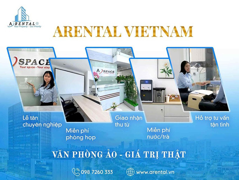 Dịch vụ cho thuê văn phòng ảo tại TPHCM của Arental Vietnam đầy đủ các tiện ích. van-phong-ao-3.jpg