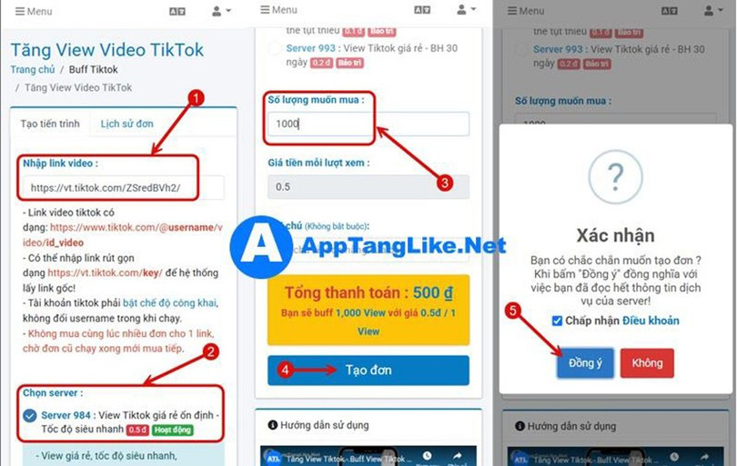 Các bước tạo đơn mua view tiktok tại AppTangLike.Net video-tiktok-5.jpg
