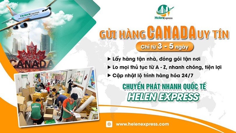 Bạn có thể lựa chọn các đơn vị như Helen Express để hưởng mức cước phí rẻ hơn 40-50% từ các hãng bay cargo uy tín nhất thế giới. gui-hang-canada-2.jpg