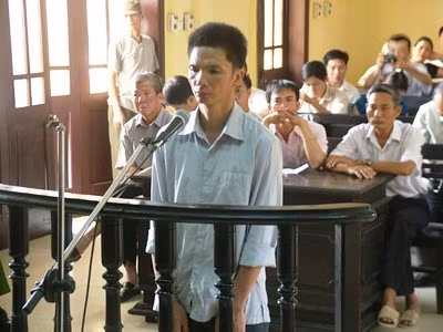 Trần Văn Trường tại phiên tòa