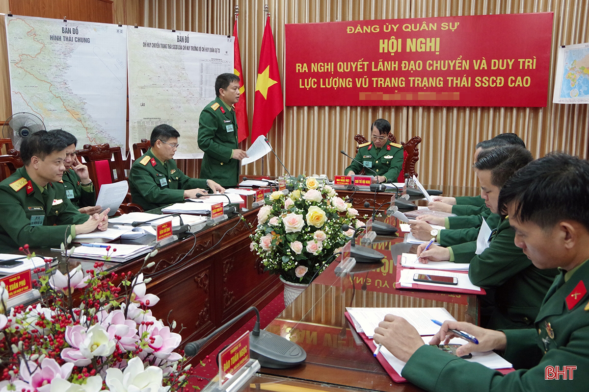 Bộ CHQS Hà Tĩnh hoàn thành diễn tập chỉ huy – tham mưu 1 bên 2 cấp