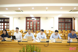 Tổ Biên tập Tiểu ban Kinh tế - xã hội Đại hội XIV của Đảng làm việc với tỉnh Hà Tĩnh