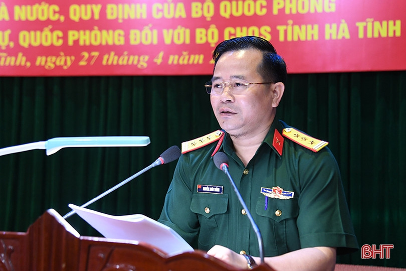 Thanh tra toàn diện kết quả thực hiện nhiệm vụ quân sự - quốc phòng tại Bộ CHQS tỉnh
