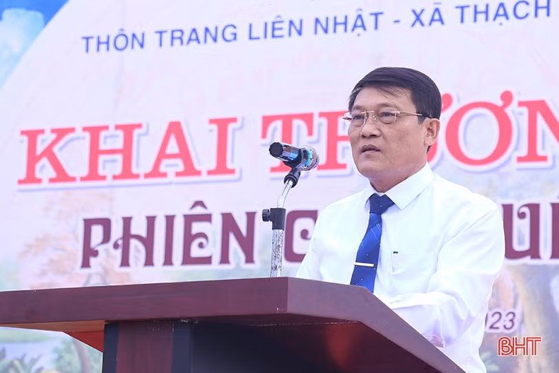 Khai trương phiên chợ quê tại thành phố Hà Tĩnh