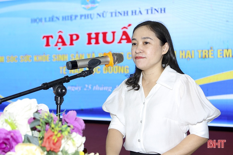 Giúp phụ nữ Hà Tĩnh có kiến thức, kỹ năng phòng tránh xâm hại cho con trẻ