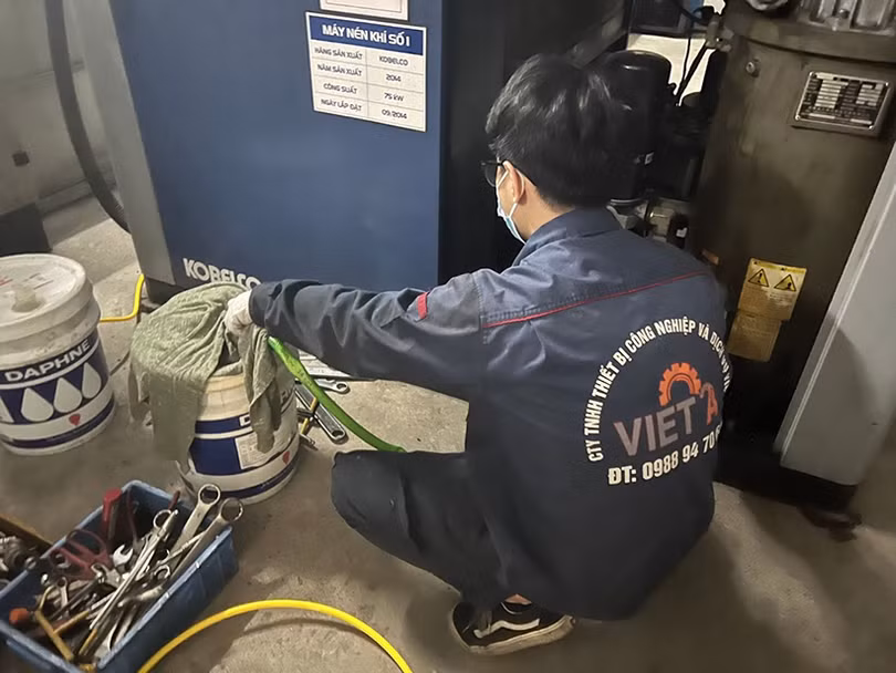 Việt Á - Hệ thống khí nén tiết kiệm năng lượng cho sản xuất công nghiệp