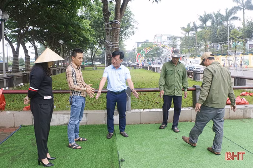 Gấp rút chuẩn bị khai trương phố chuyên doanh đầu tiên ở Hà Tĩnh