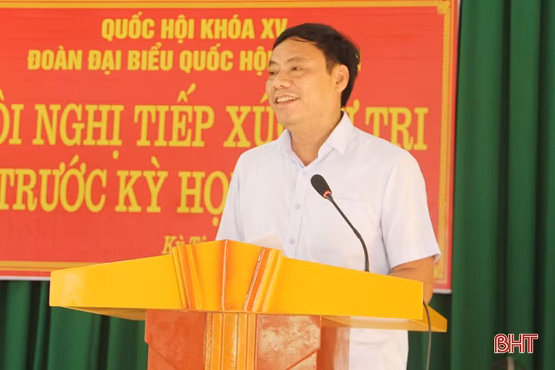 Cử tri đề nghị triển khai các công trình liên quan đến hồ Rào Trổ