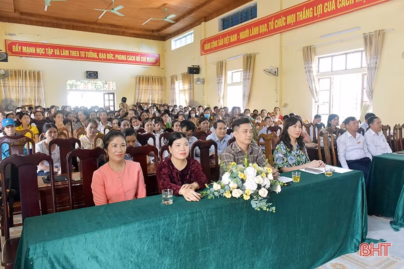 Nhân rộng diện tích canh tác lúa thân thiện với môi trường ở Hà Tĩnh