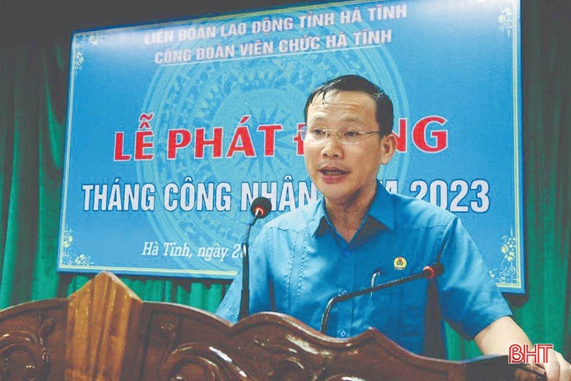 Công đoàn Viên chức tỉnh phát động Tháng Công nhân
