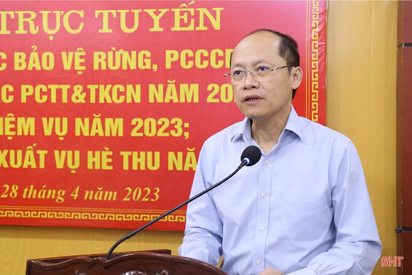 Tập trung cao phòng chống cháy rừng, ứng phó với thiên tai