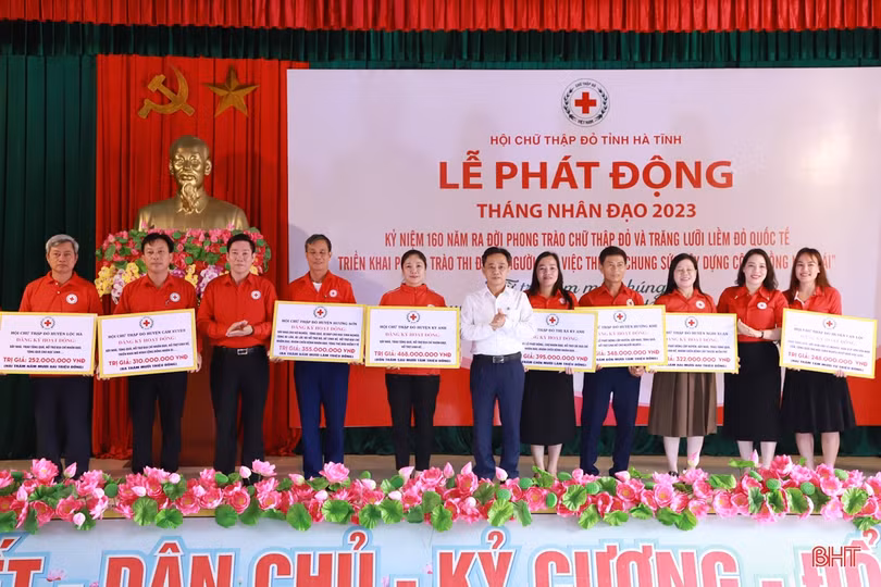 Hà Tĩnh phát động Tháng Nhân đạo 2023
