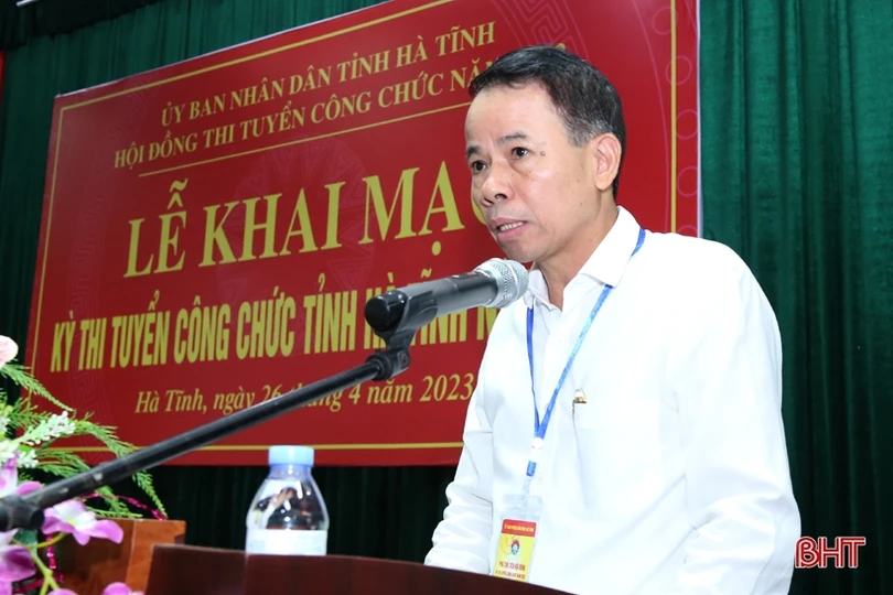 Khai mạc Kỳ thi tuyển công chức tỉnh Hà Tĩnh