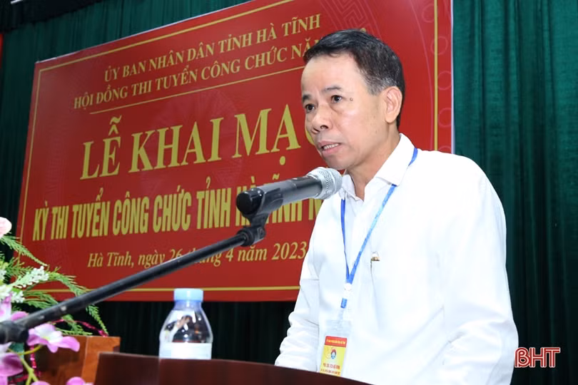 Khai mạc Kỳ thi tuyển công chức tỉnh Hà Tĩnh