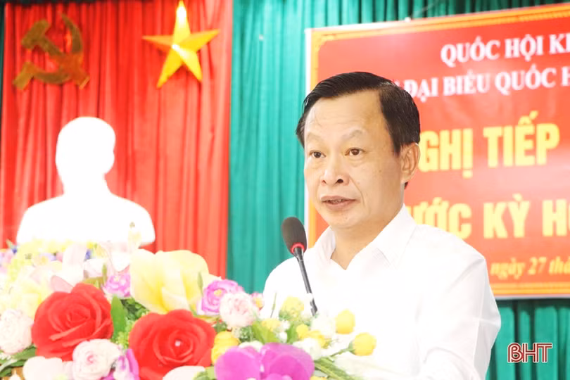 Cử tri Vũ Quang mong muốn khắc phục tình trạng sạt lở bờ sông Ngàn Sâu