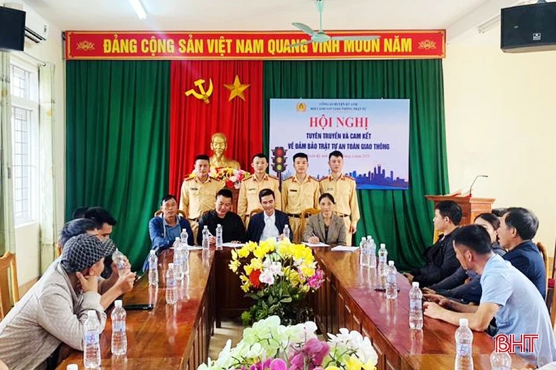 Công an huyện Kỳ Anh xử phạt 667 trường hợp vi phạm trật tự ATGT