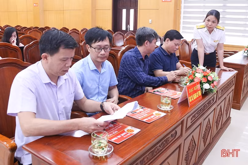 Cục Thuế Hà Tĩnh bấm nút lựa chọn “Hóa đơn may mắn” quý I/2023