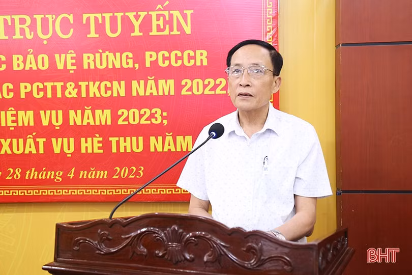 Tập trung cao phòng chống cháy rừng, ứng phó với thiên tai