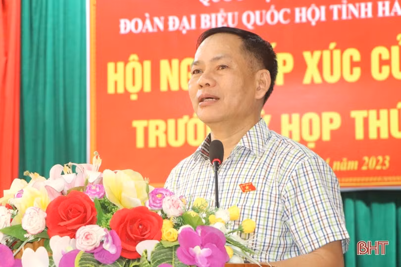 Cử tri Vũ Quang mong muốn khắc phục tình trạng sạt lở bờ sông Ngàn Sâu